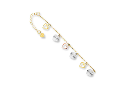 3 Tone Plated | Fashion Anklets